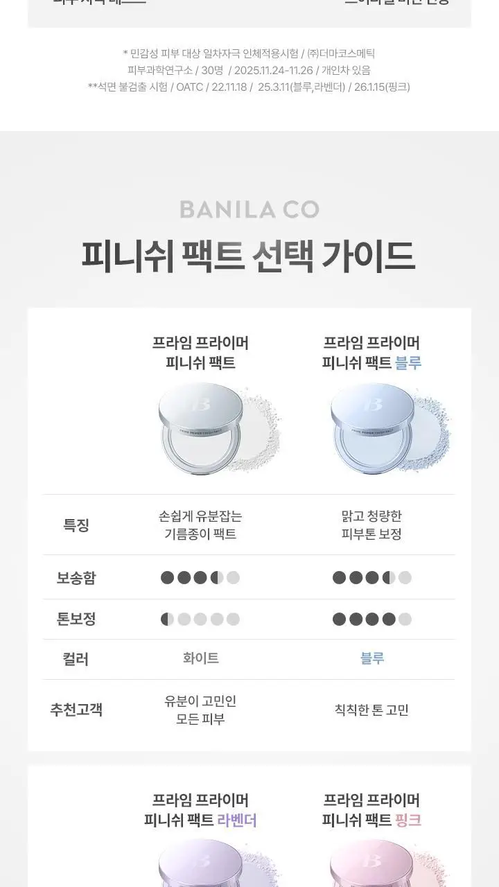 [리뉴얼] 바닐라코 프라임 프라이머 피니쉬 팩트 6.5g 4종 상세페이지 18